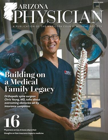 Dr. Chris Yeung on Cover of Arizona Physician