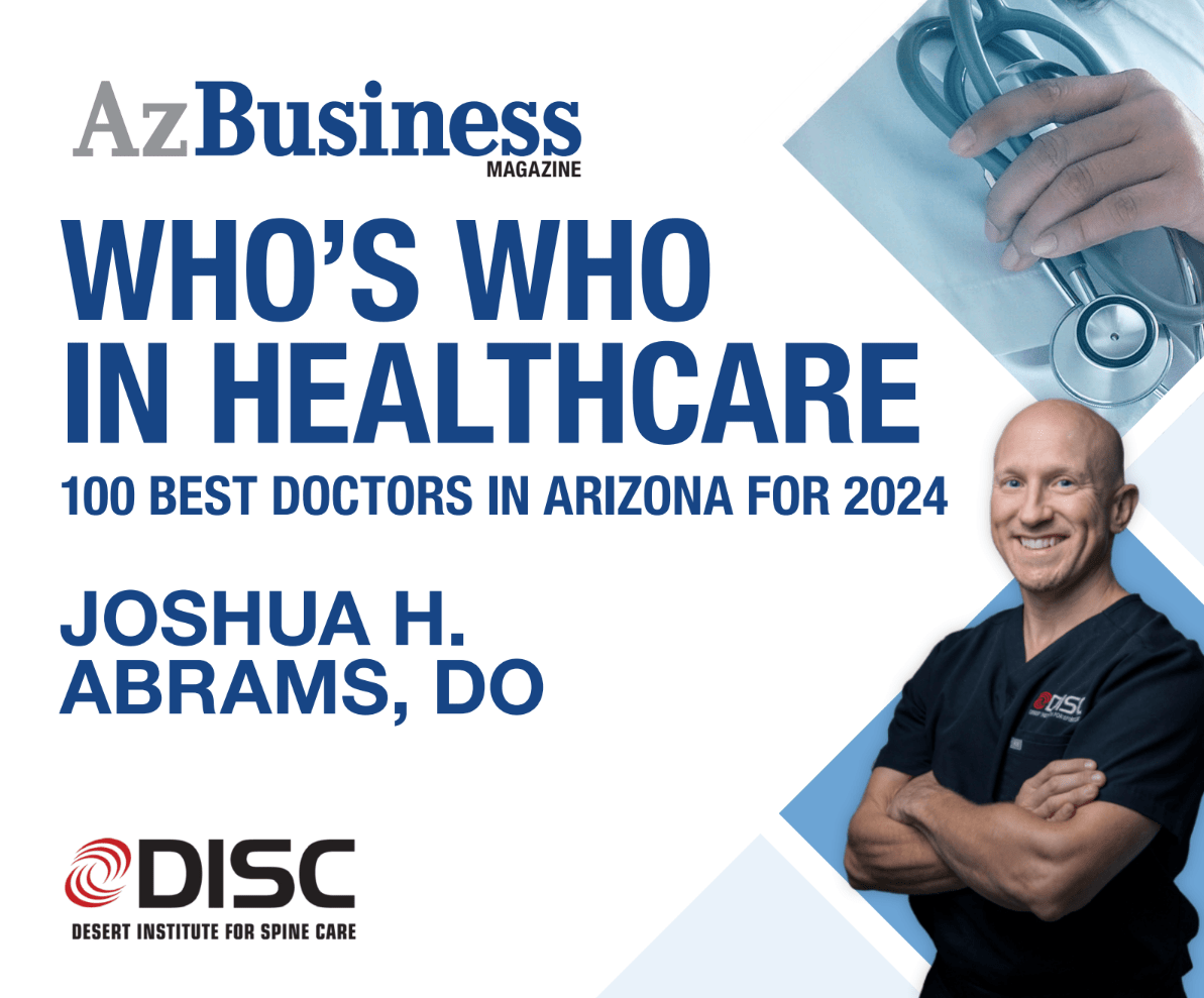 Joshua Abrams, DO DISC Desert Institute for Spine Care