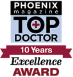 Phoenix Magazine Top Doctor 10 Year Award