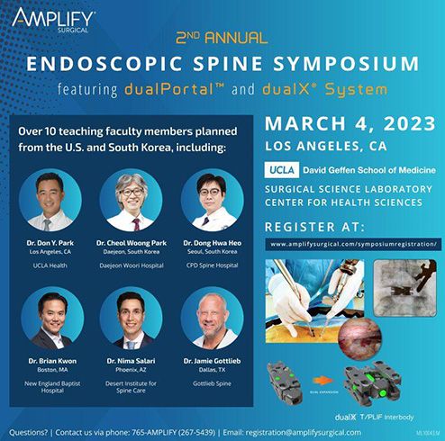 Endoscopic Spine Symposium Blue Flyer