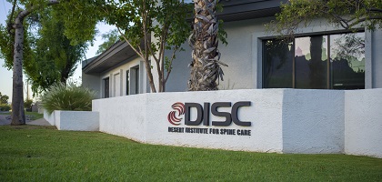 Outside Signage In Front of DISC Building