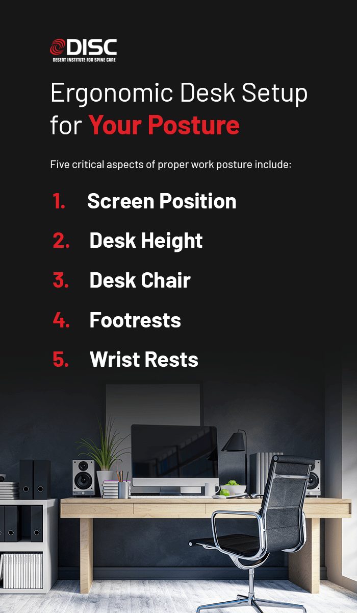 10 Tips For Proper Posture At A Desk - Correct Sitting Posture