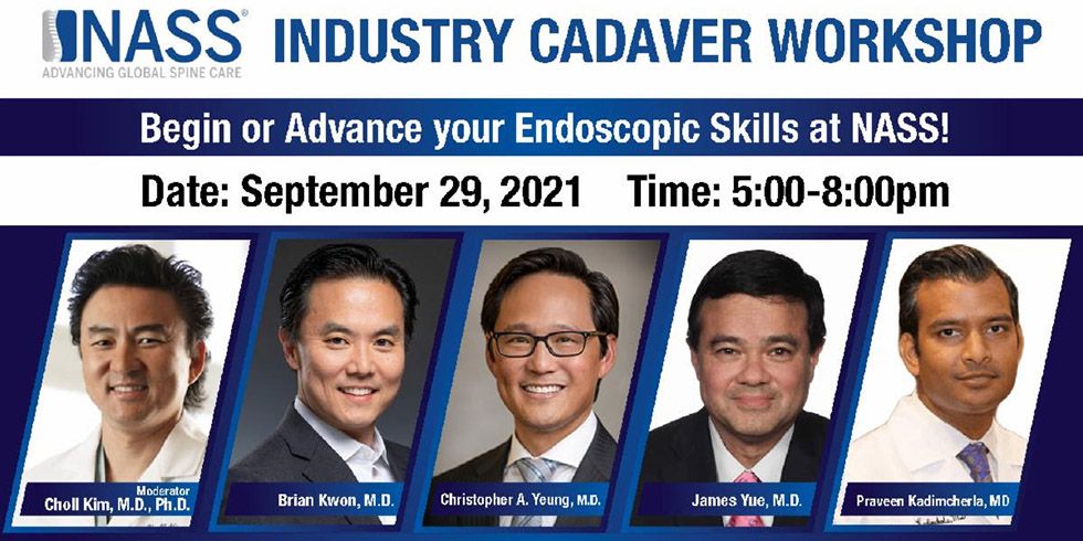 NASS Industry Cadaver Workshop Flyer