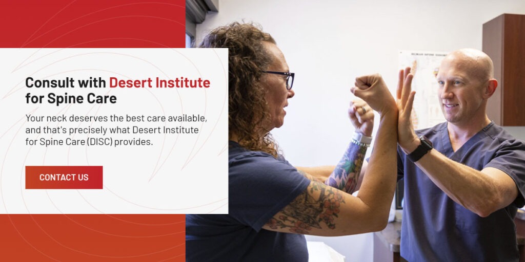 Consult with Desert Institute for Spine Care