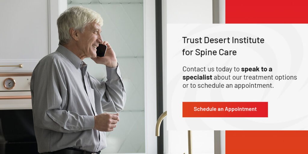 Trust Desert Institute for Spine Care for Your Ultra-Minimally Invasive Spine Surgical Needs